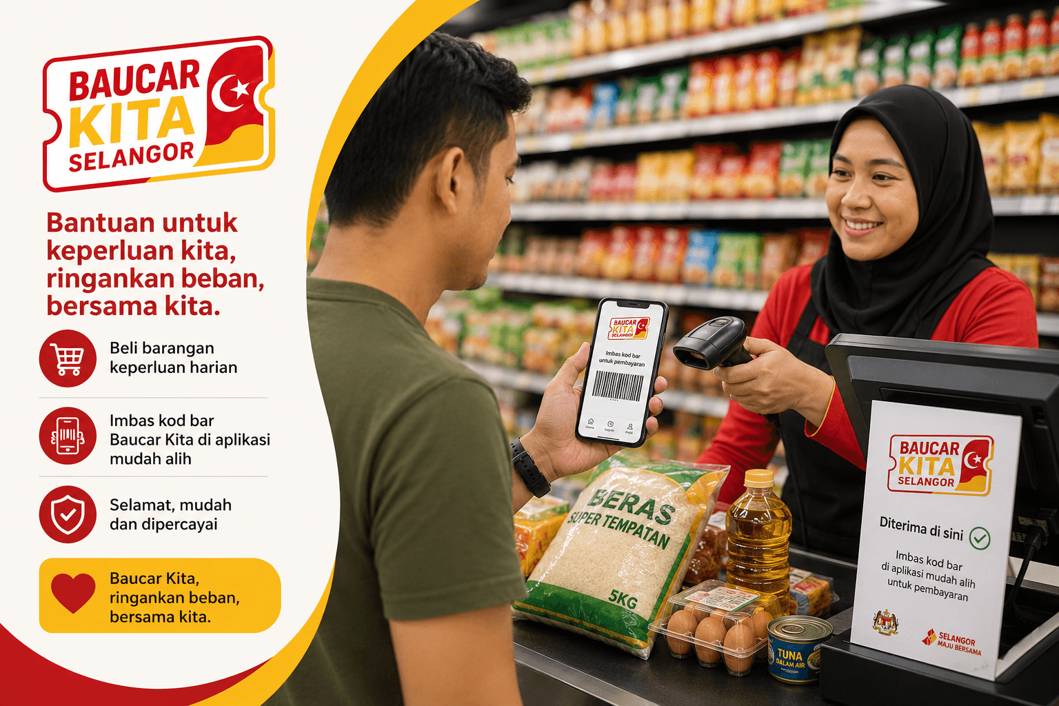 Keluarga berbilang generasi makan bersama di rumah
